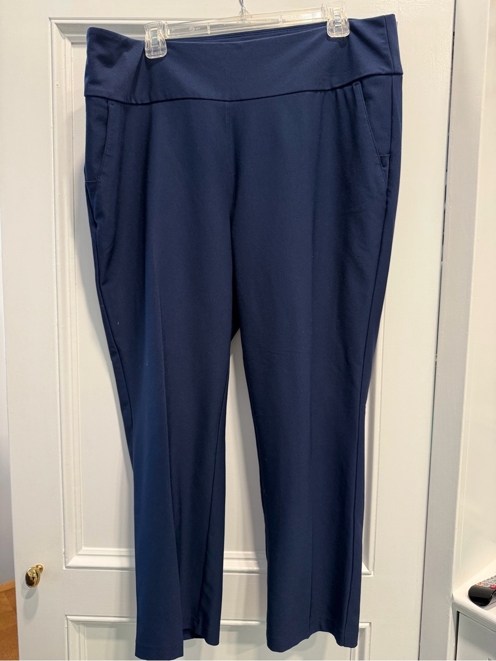 adidas Navy Straight-Leg Pull-On Ankle Golf Pants - Size XL